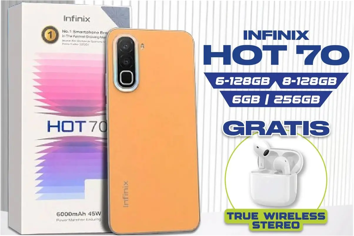 Infinix HOT 70: Smartphone Terbaru dengan Fitur Canggih dan Harga Terjangkau