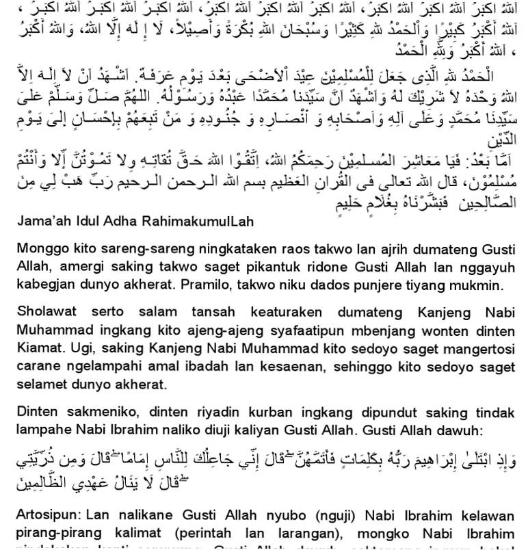Teks Khutbah Idul Adha 2026: Meneladani Nabi Ibrahim dan Makna Kurban