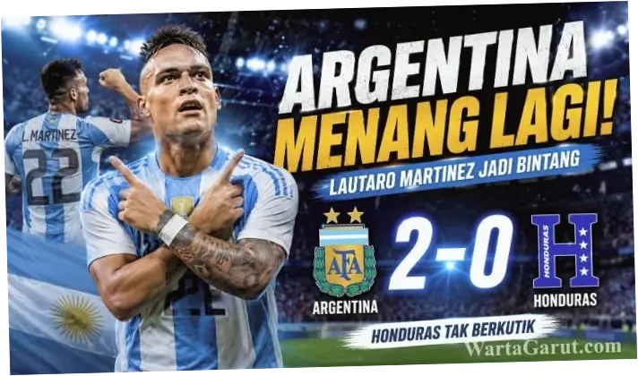 Argentina Mengalahkan Honduras 2-0: Lautaro Martinez dan Giuliano Simeone Bersinar Tanpa Messi