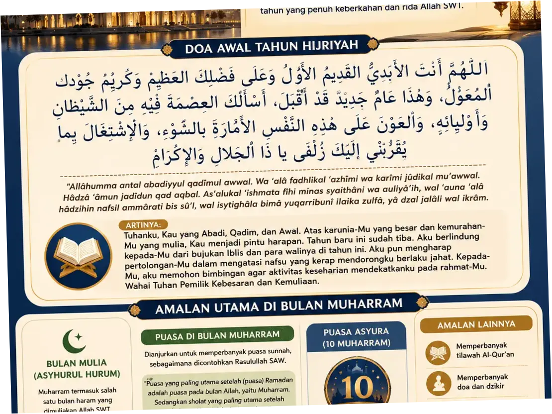 Doa Awal Tahun Hijriyah: Panduan Lengkap dan Makna Di Baliknya