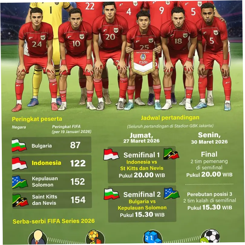 Jadwal Timnas Indonesia di FIFA Matchday Juni 2026: Persiapan Menghadapi Mozambik