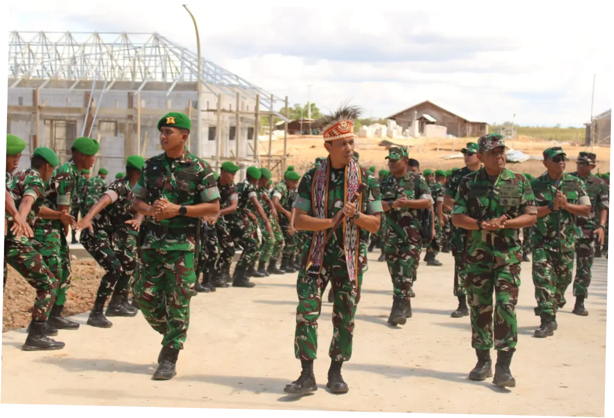 Pangdam Kasuari Kunjungi Yonif TP 808/MM: Meningkatkan Profesionalisme dan Semangat Juang Prajurit