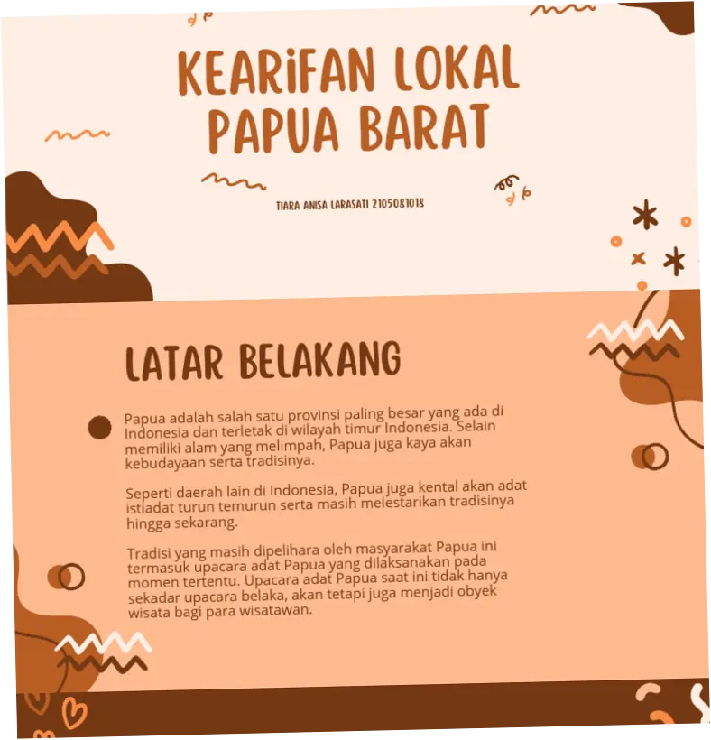 Papua Barat: Kearifan Lokal dan Pembangunan Nasional