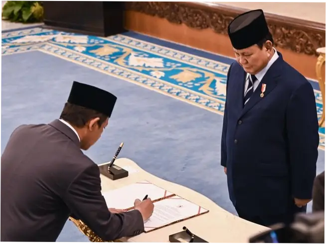 Pelantikan Pejabat Baru: Prabowo Lantik Pimpinan BGN dan Said Iqbal