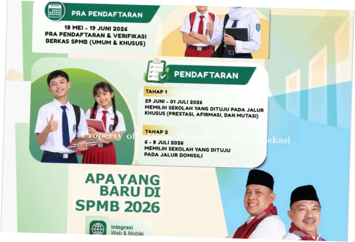 Pendaftaran SPMB Kota Bekasi 2026: Informasi Terbaru dan Cara Daftar Online