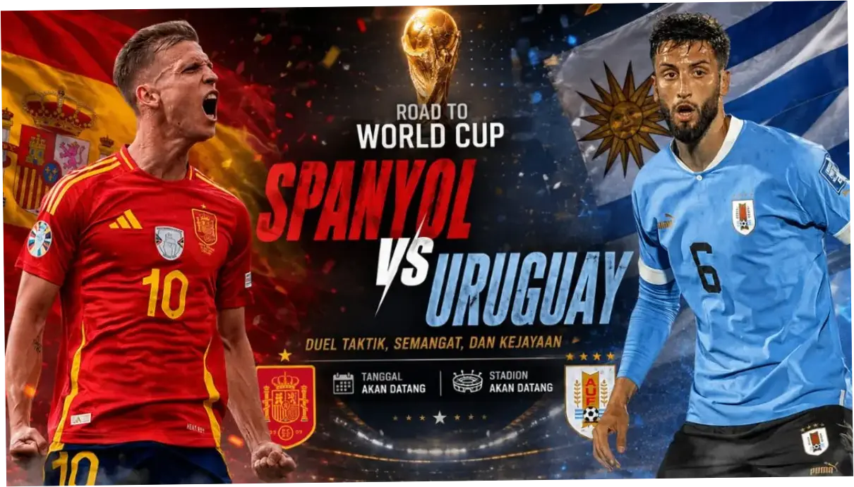 Pertarungan Sengit Uruguay dan Spanyol di Piala Dunia 2026