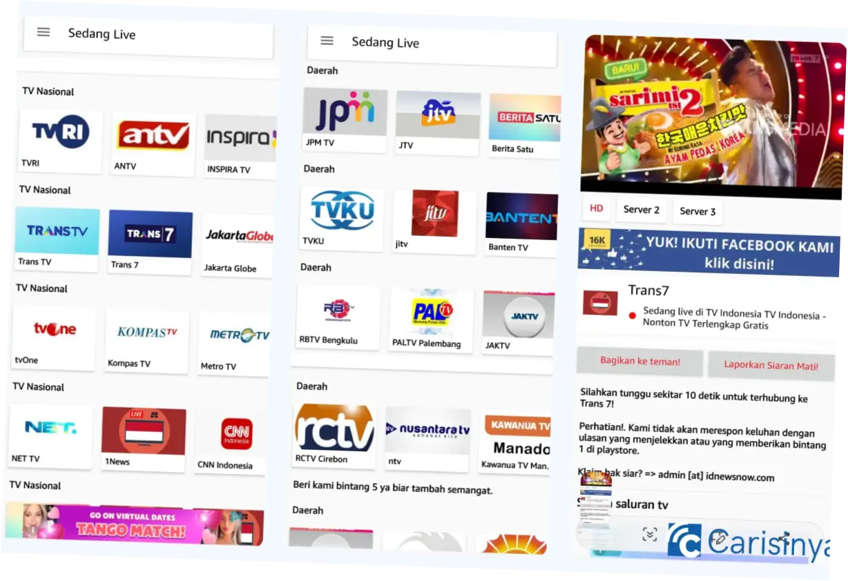 TV Online Indonesia: Pilihan Hiburan Tanpa Batas