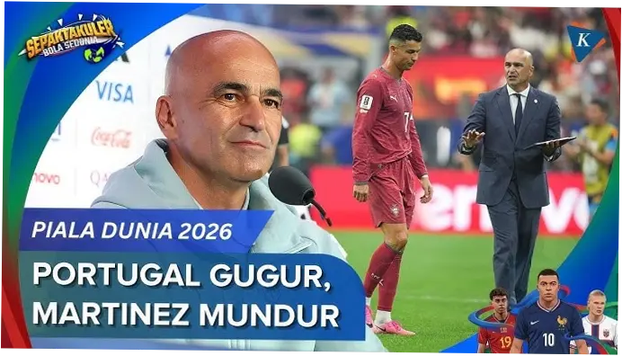 Roberto Martinez Mundur Usai Portugal Tersingkir di Piala Dunia 2026