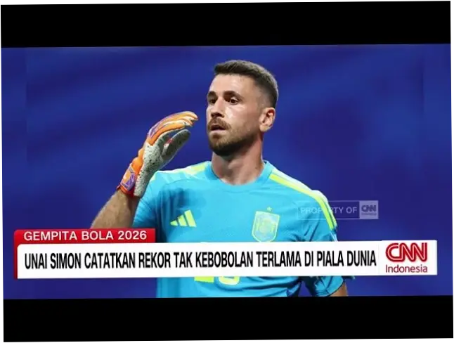 Unai Simón Pecahkan Rekor Clean Sheet Terpanjang di Sejarah Piala Dunia